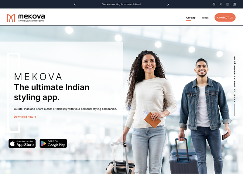 Mekova Marketing Website Design